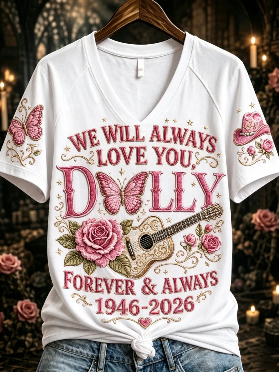 Women's Commemorative Print Casual T-Shirt