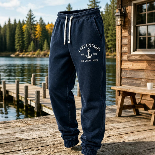 Men's 1615 Ontario Print Casual Sweatpants