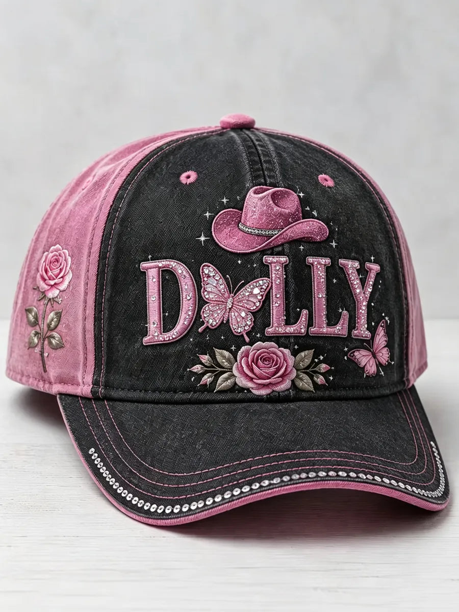 Unisex Retro Commemorative Dolly Printed Hat