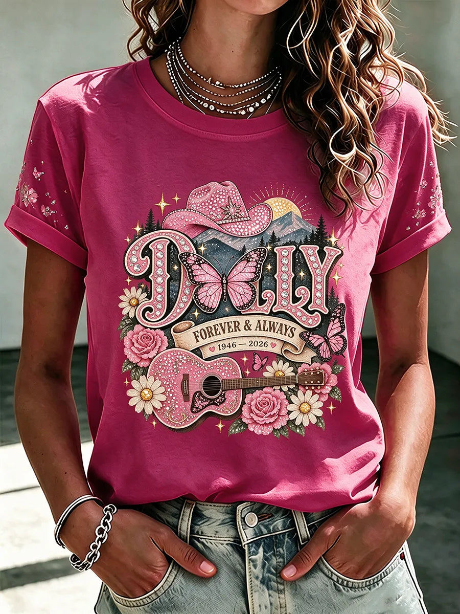 Women'S Commemorative Printed Casual T-Shirt