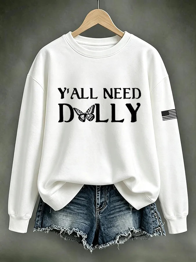 Women'S Country Music Print Sweatshirt