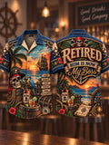 🏴‍☠️ 🍹 Retired Rum Is Now My Boss Denim Shirt