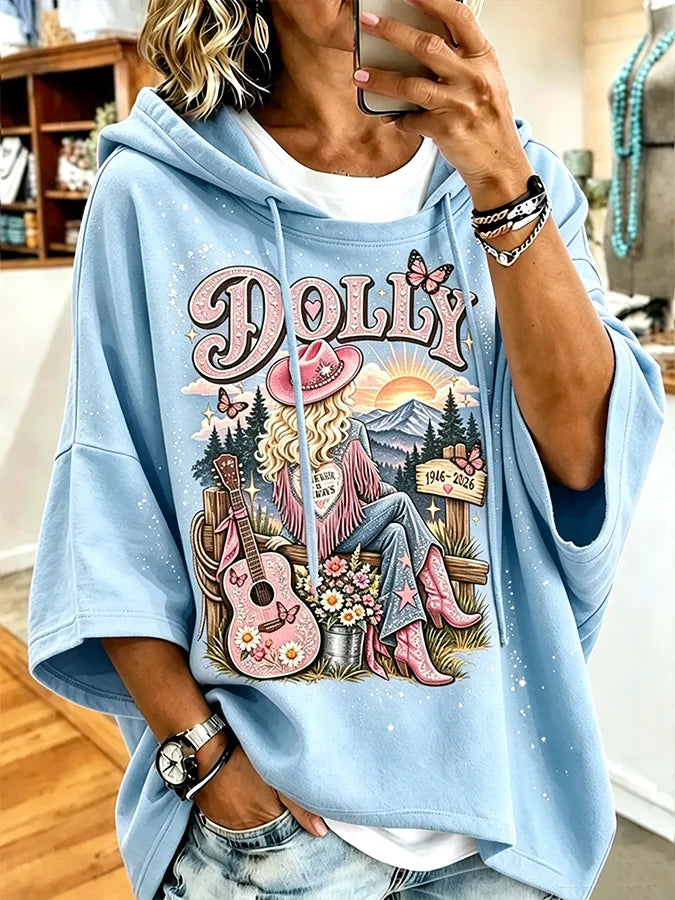 Women's Forever Our Queen of Country Print Casual Sweatshirt