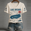 Women's Lake Ontario Always And Forever V-neck Tee