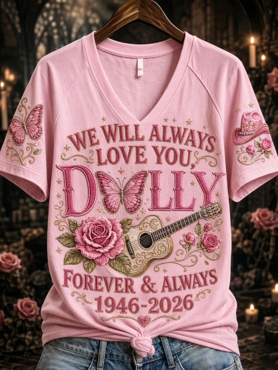 Women's Commemorative Print Casual T-Shirt
