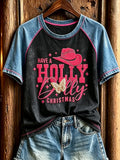 Women'S Rural Singer Commemorative Printed T-Shirt