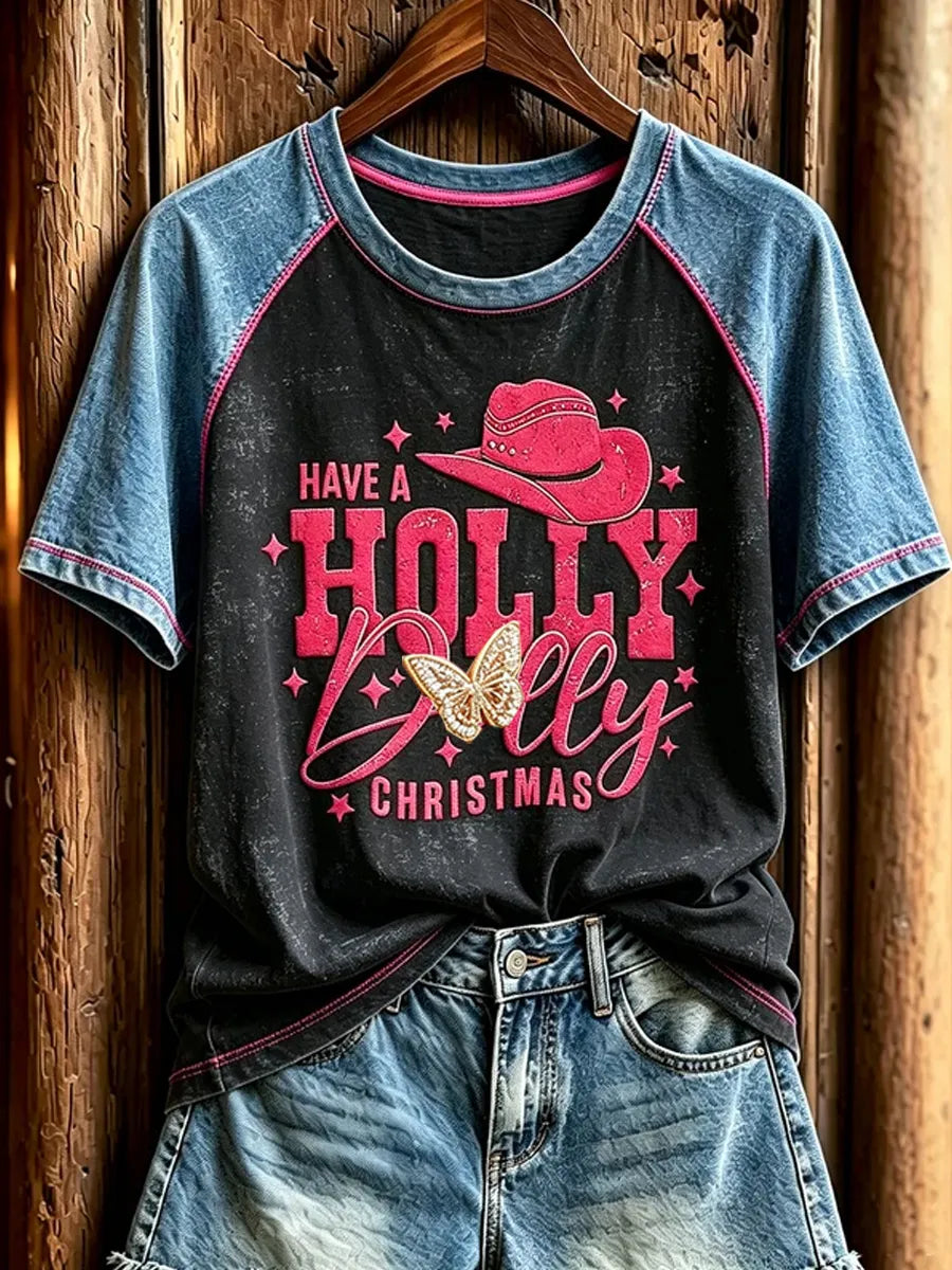 Women'S Rural Singer Commemorative Printed T-Shirt
