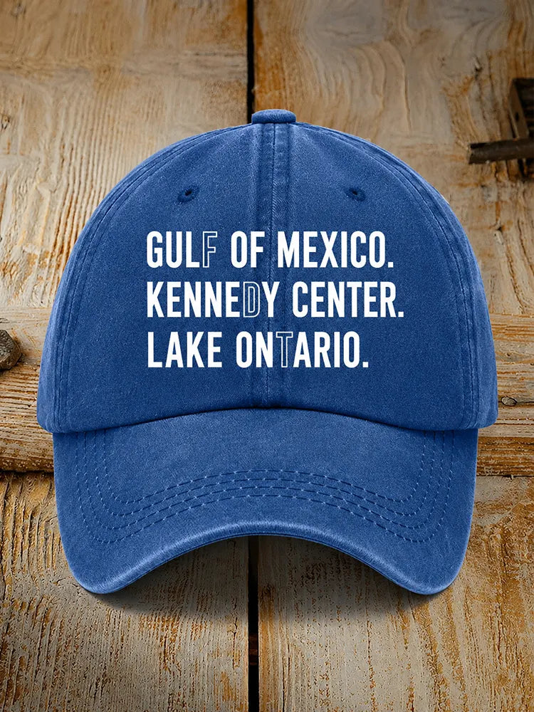 Unisex Fdt Gulf Of Mexico Kennedy Center Lake Ontario Hat