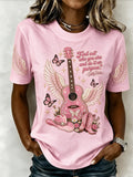 Women'S Commemorative Printed Casual T-Shirt