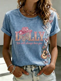 Women's Commemorative Print Vintage T-Shirt