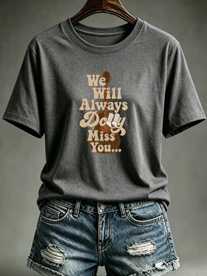 Women'S Commemorative Printed Casual T-Shirt