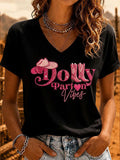 Women'S Commemorative Printed Casual T-Shirt