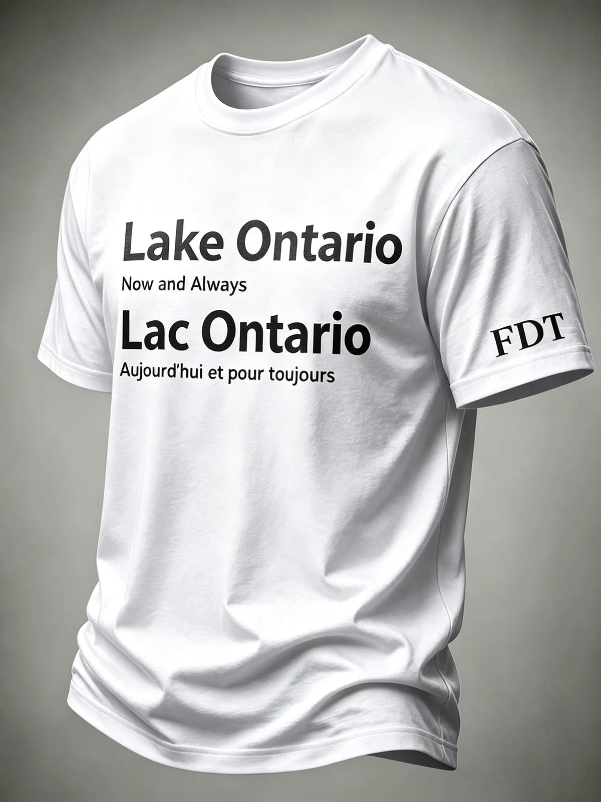 Men's Lake Ontario Print Short-sleeve T-shirt