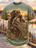 🐕 "Marsh Tradition" Hunting Dog & Waterfowl Graphic T-Shirt
