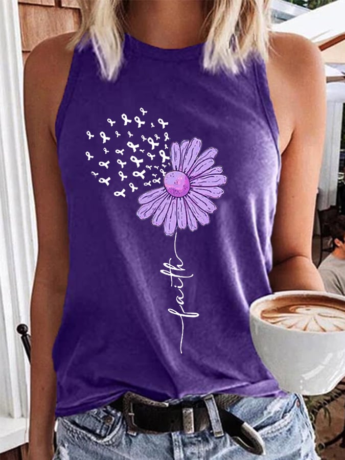 Women's Alzheimer Fighter Faith Vest