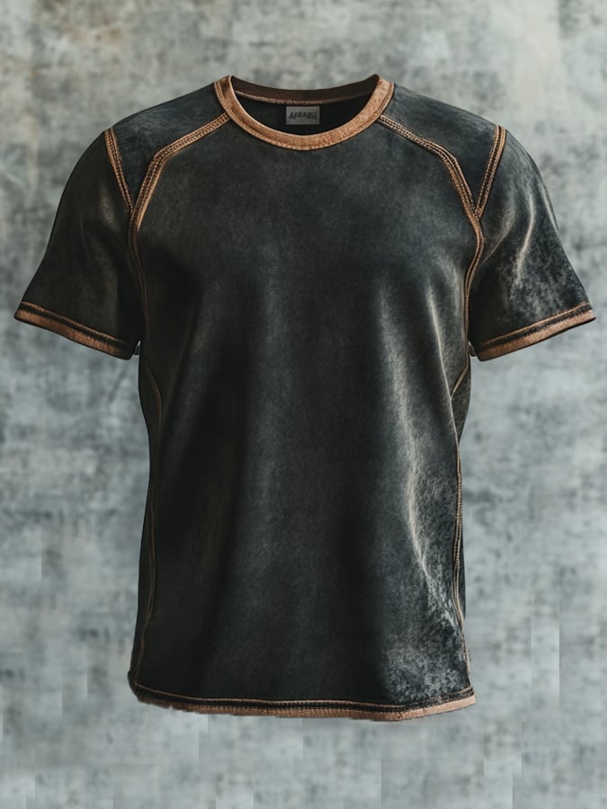 Men's vintage style short sleeve t-shirt