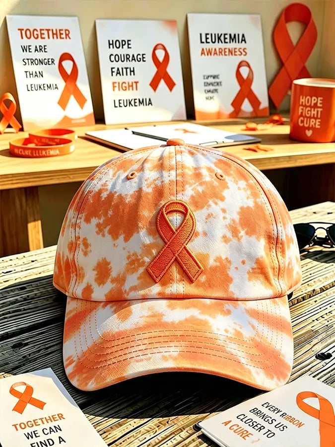 LEUKEMIA AWARENESS Print Baseball Cap