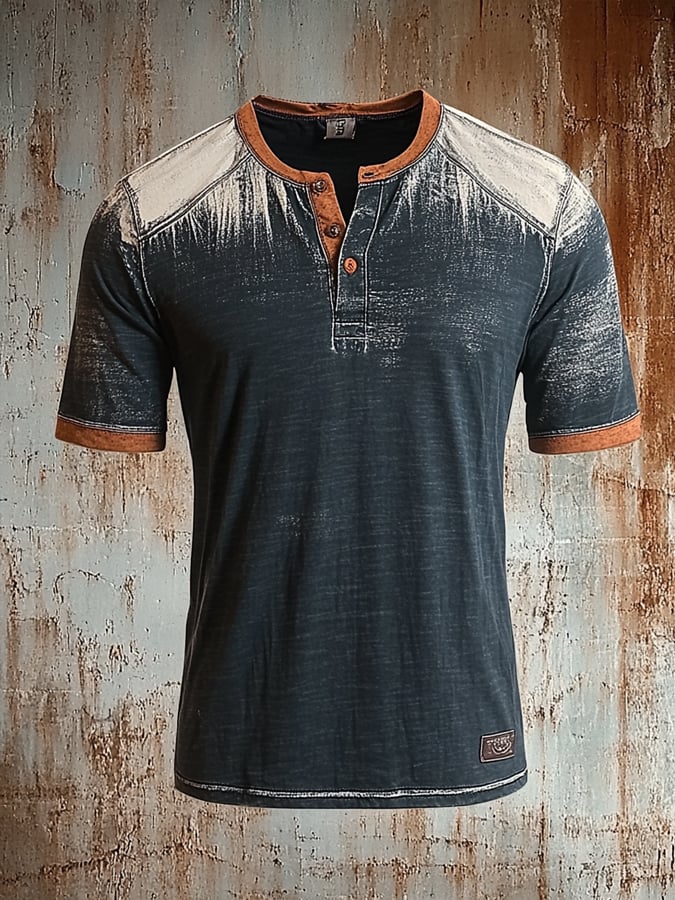 Men's Vintage Outdoor Distressed Comfortable T-Shirt
