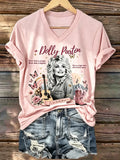 Women's Rip Dolly Parton Printed T-shirt