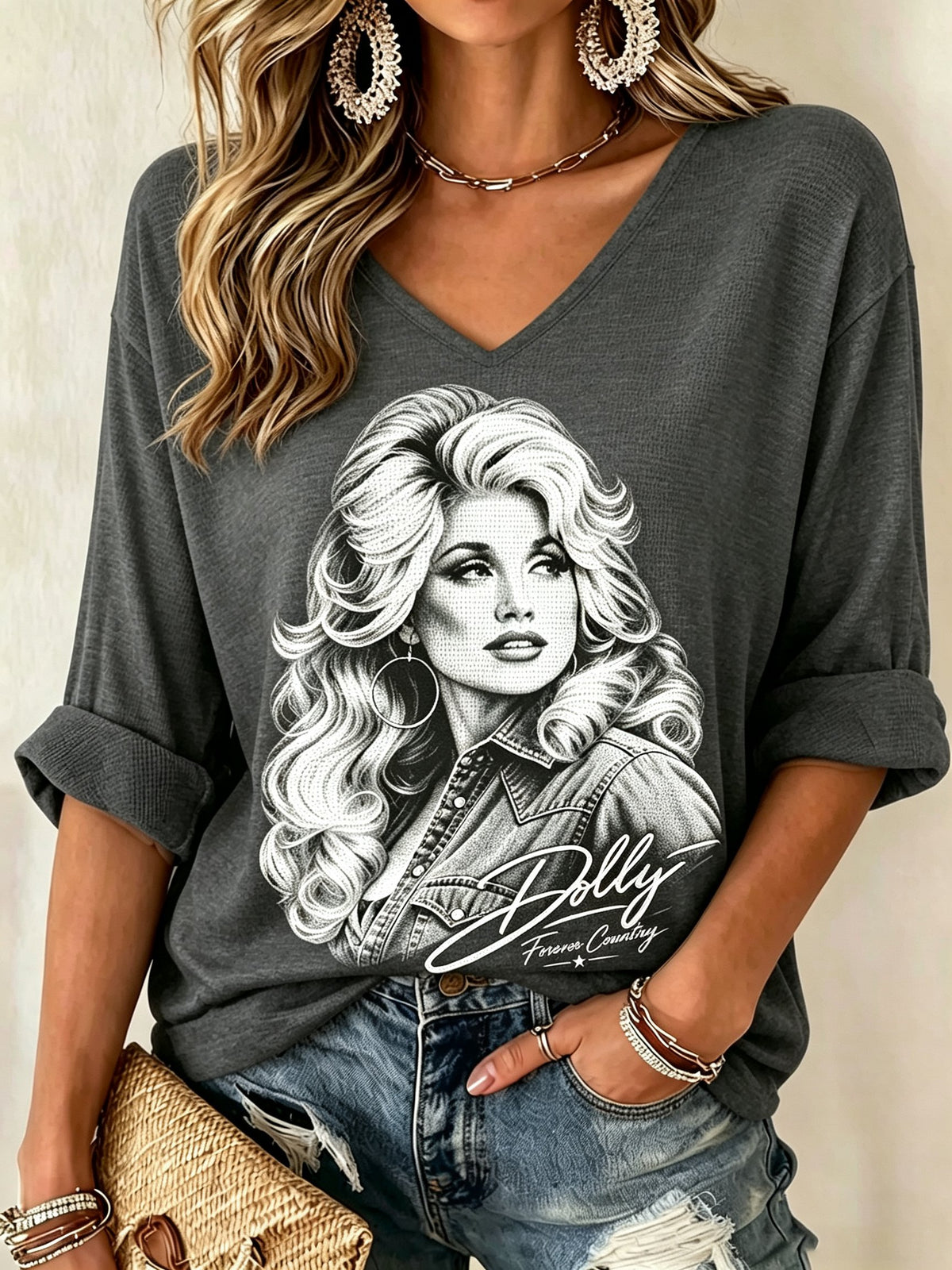 Women's Casual Print Short-Sleeve T-Shirt