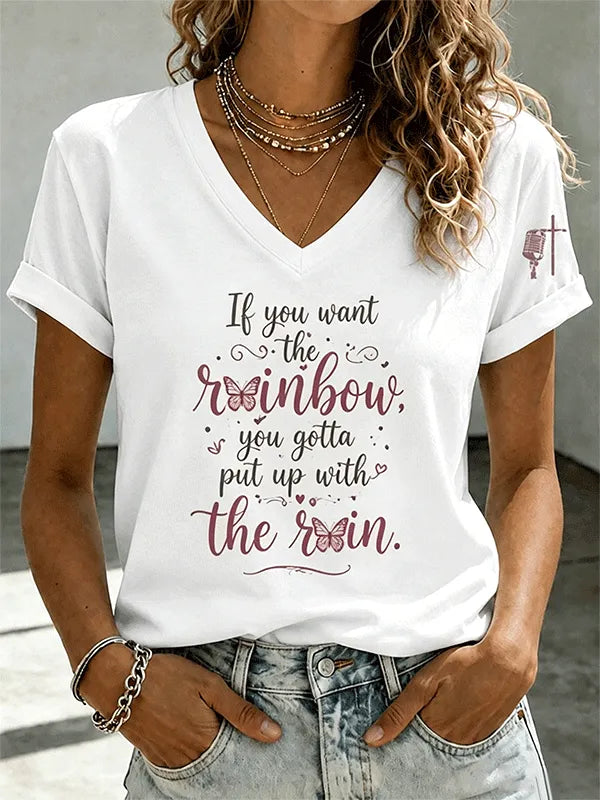 Women'S Classic Lyrics Casual T-Shirt