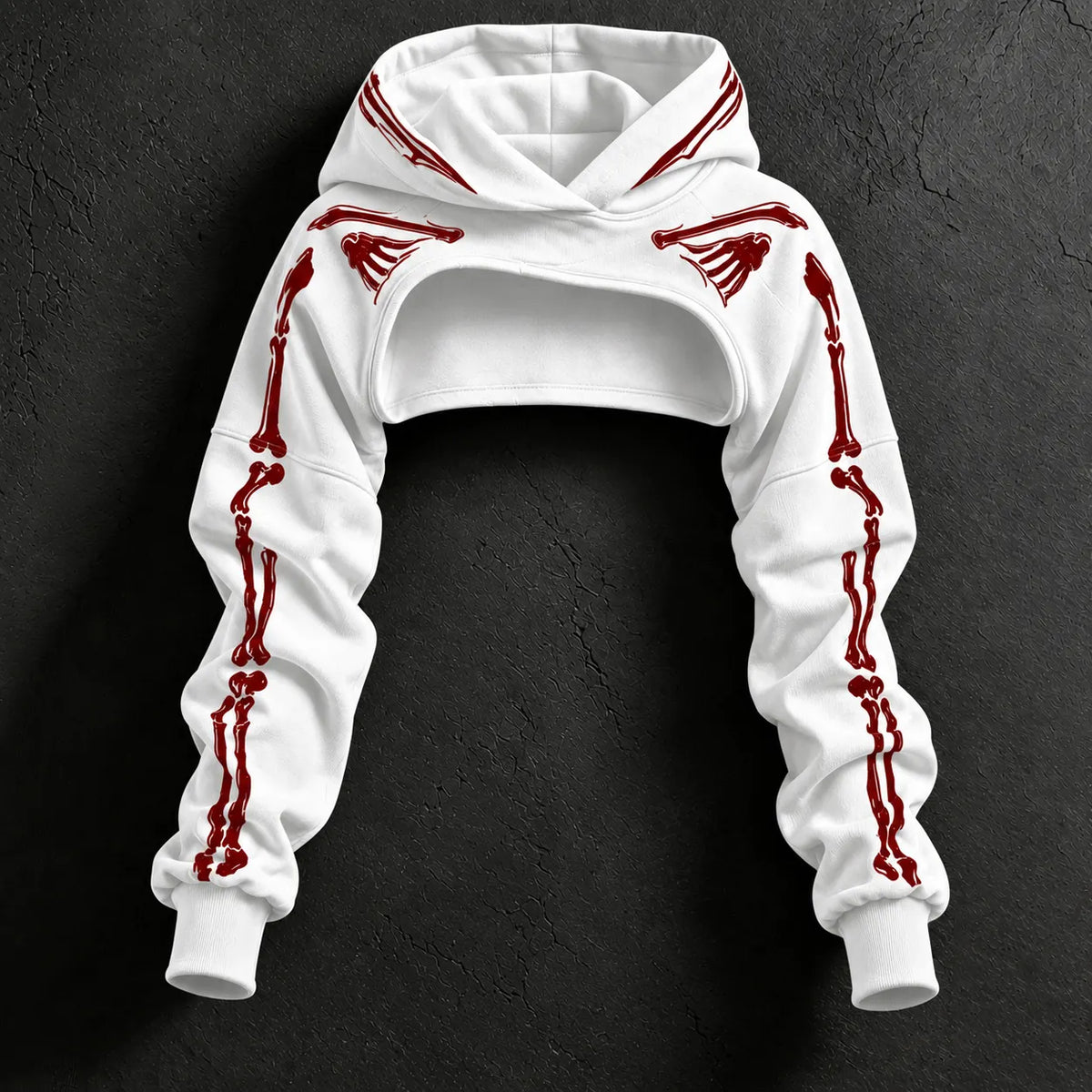 Women's Vintage Halloween Skull-line Casual Athletic Two-piece Set