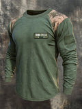 Men's Vintage Camo DD-214 Long-Sleeve T-Shirt