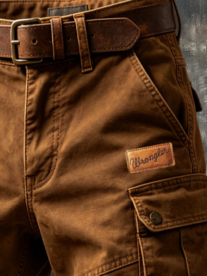 Men's Retro Outdoor Durable Ripstop Multifunctional Shorts