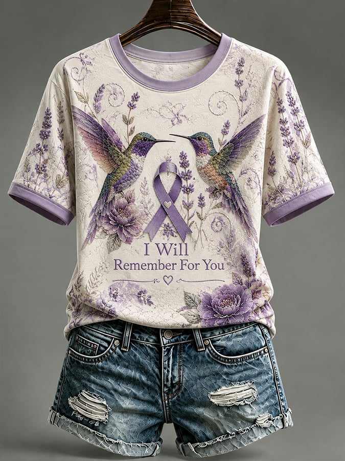 Women's Alzheimer's Awareness Short-Sleeve T-Shirt