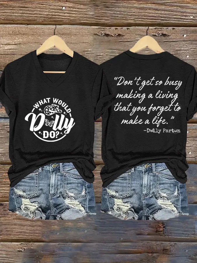Women's Country Music Print T-shirt
