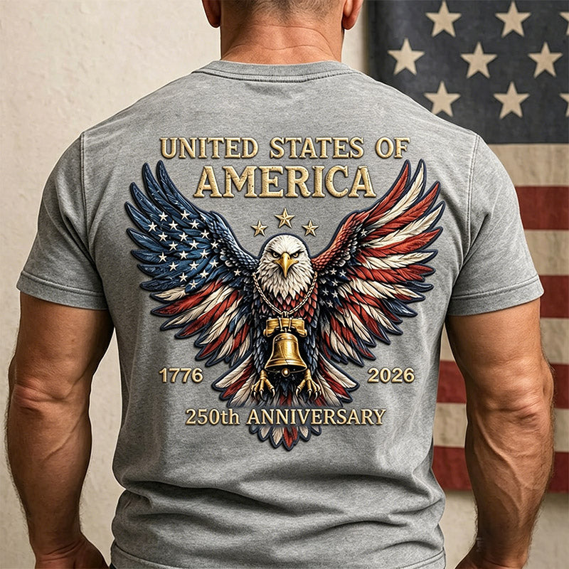 Men's USA 250th Anniversary Casual T-Shirt