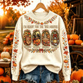 Women's Retro Autumn "i'm Ready For The 'ber Months" Printed Crew Neck Sweatshirt