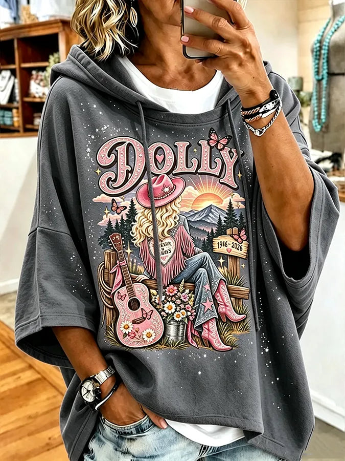 Women's Forever Our Queen of Country Print Casual Sweatshirt