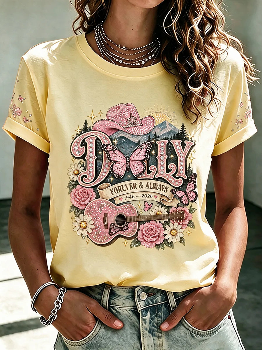 Women'S Commemorative Printed Casual T-Shirt
