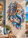 Enchanted Mermaid Coastal Wall Decor