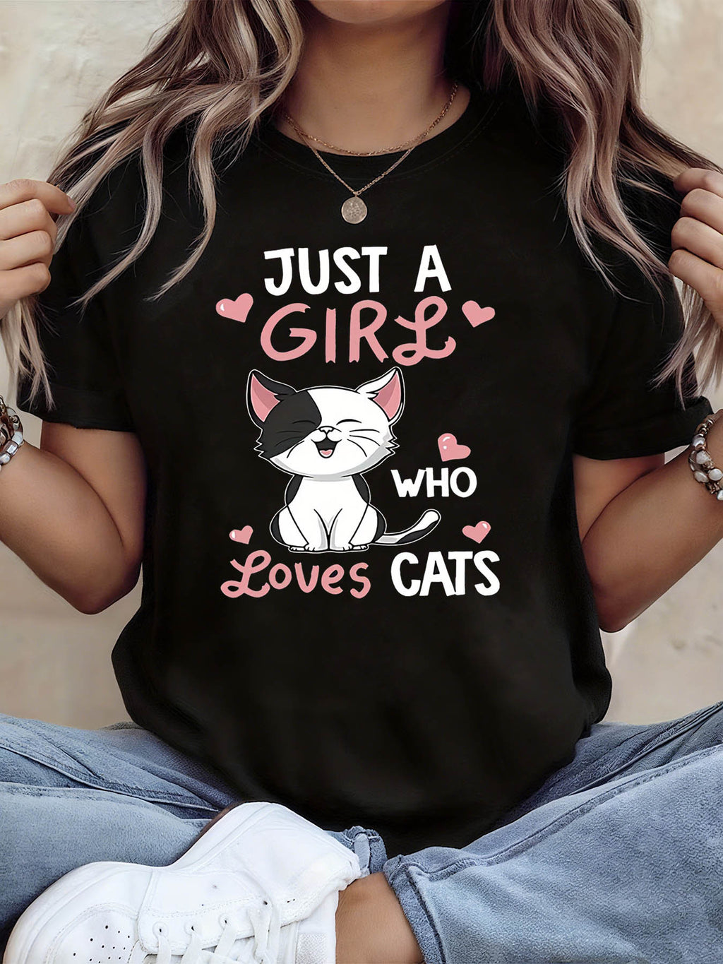 Cute Cat Lover Casual Tee