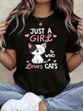 Cute Cat Lover Casual Tee