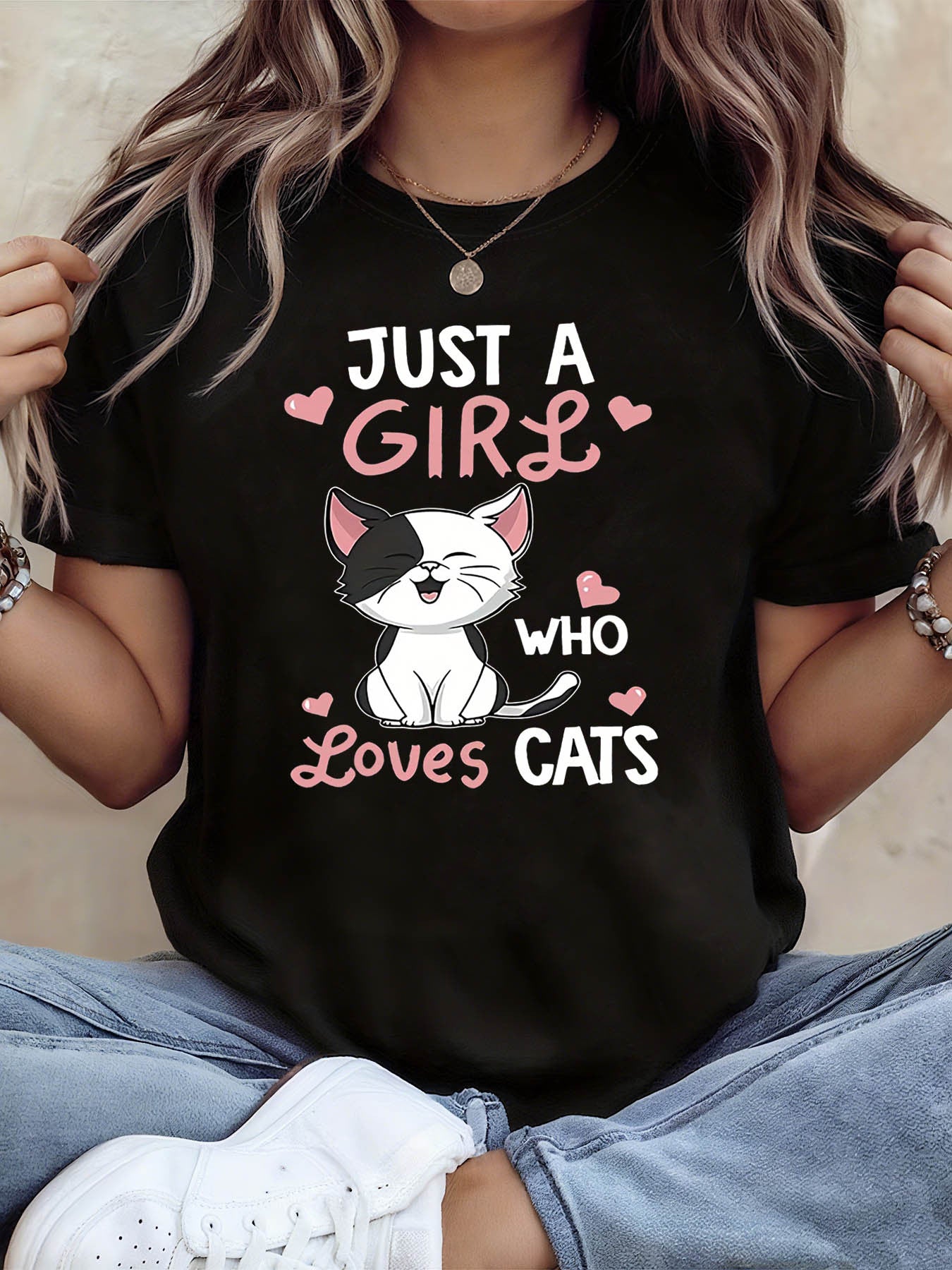 Cute Cat Lover Casual Tee