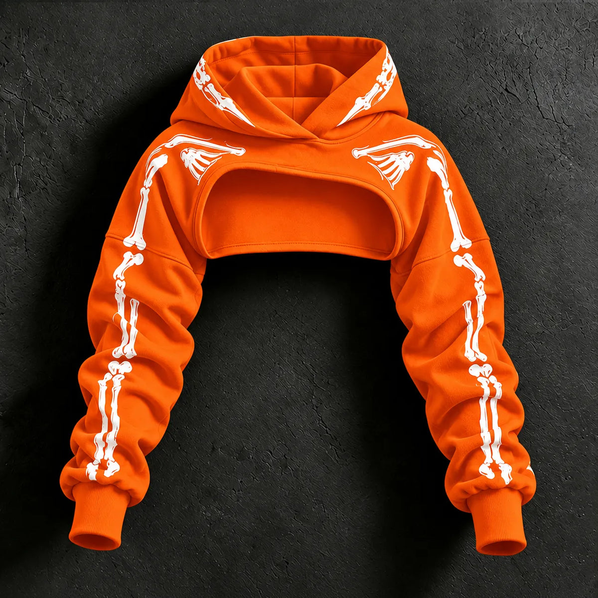 Women's Vintage Halloween Skull-line Casual Athletic Two-piece Set