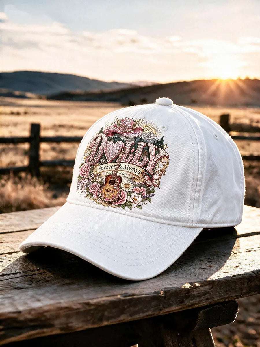 Unisex Retro Commemorative Dolly Printed Hat