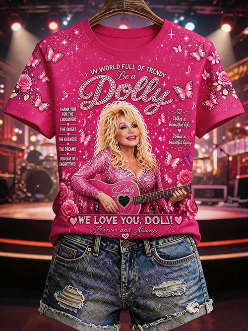 Country Singer Commemorative Printed T-Shirt