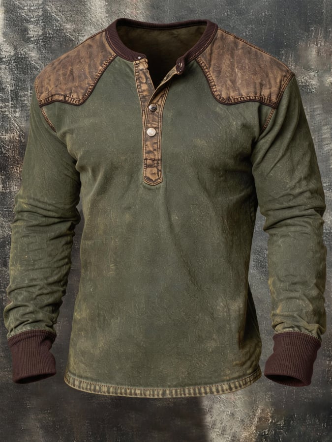 Men's Vintage-Style Comfortable T-Shirt