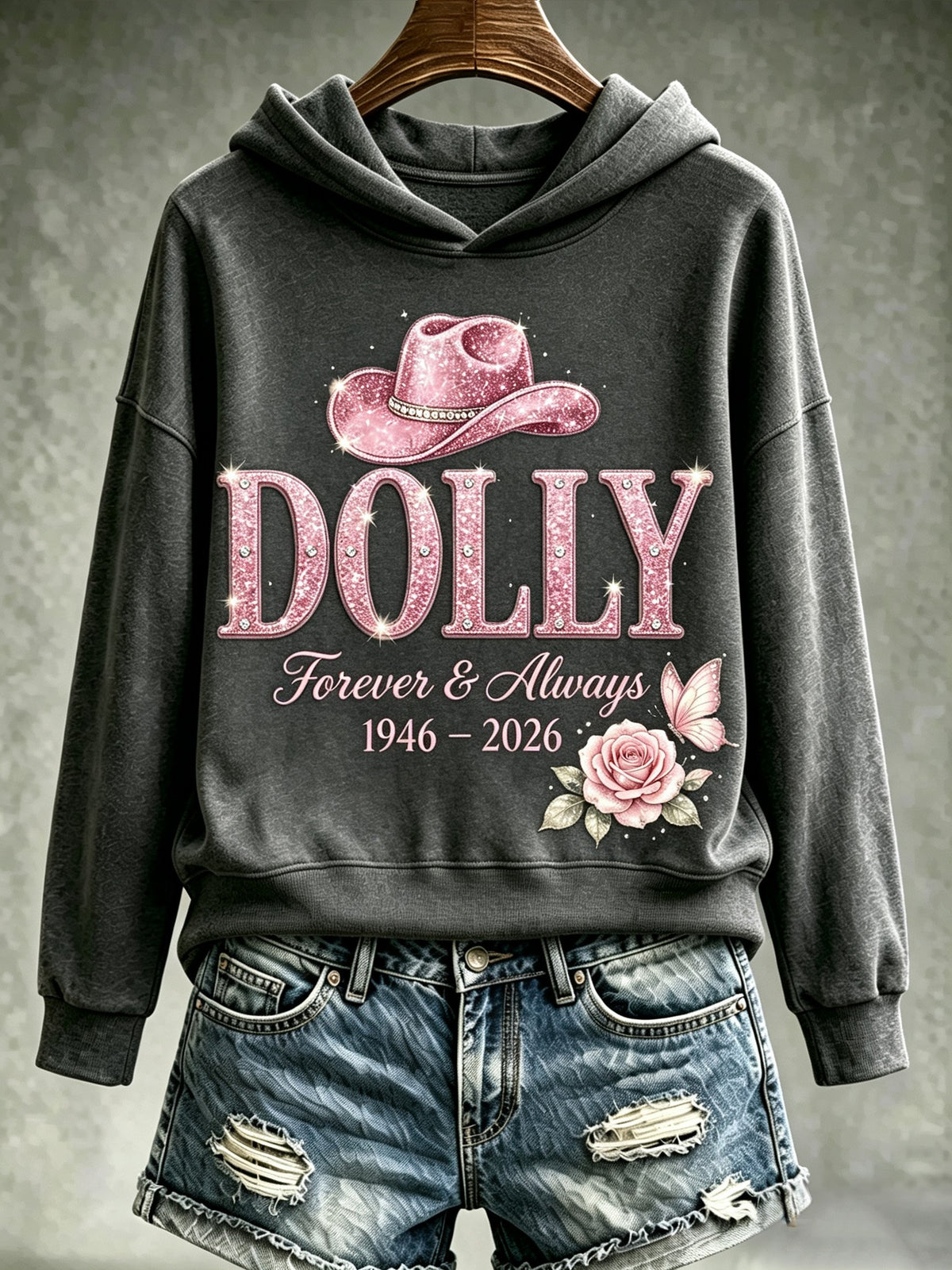 Women's Music-Themed Graphic Casual Sweatshirt