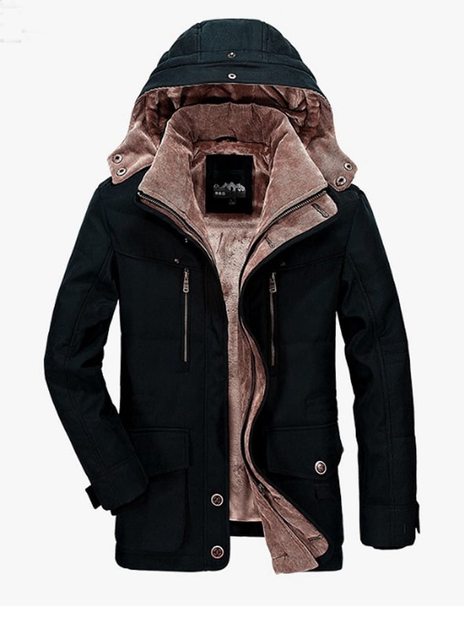 Men's Vintage Thickened Padded Outdoor Jacket