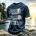 Men‘s’ Retro Lake Ontario Est 1615 Fdt Print T-shirt