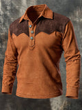 Men's Vintage Comfortable Henley T-Shirt