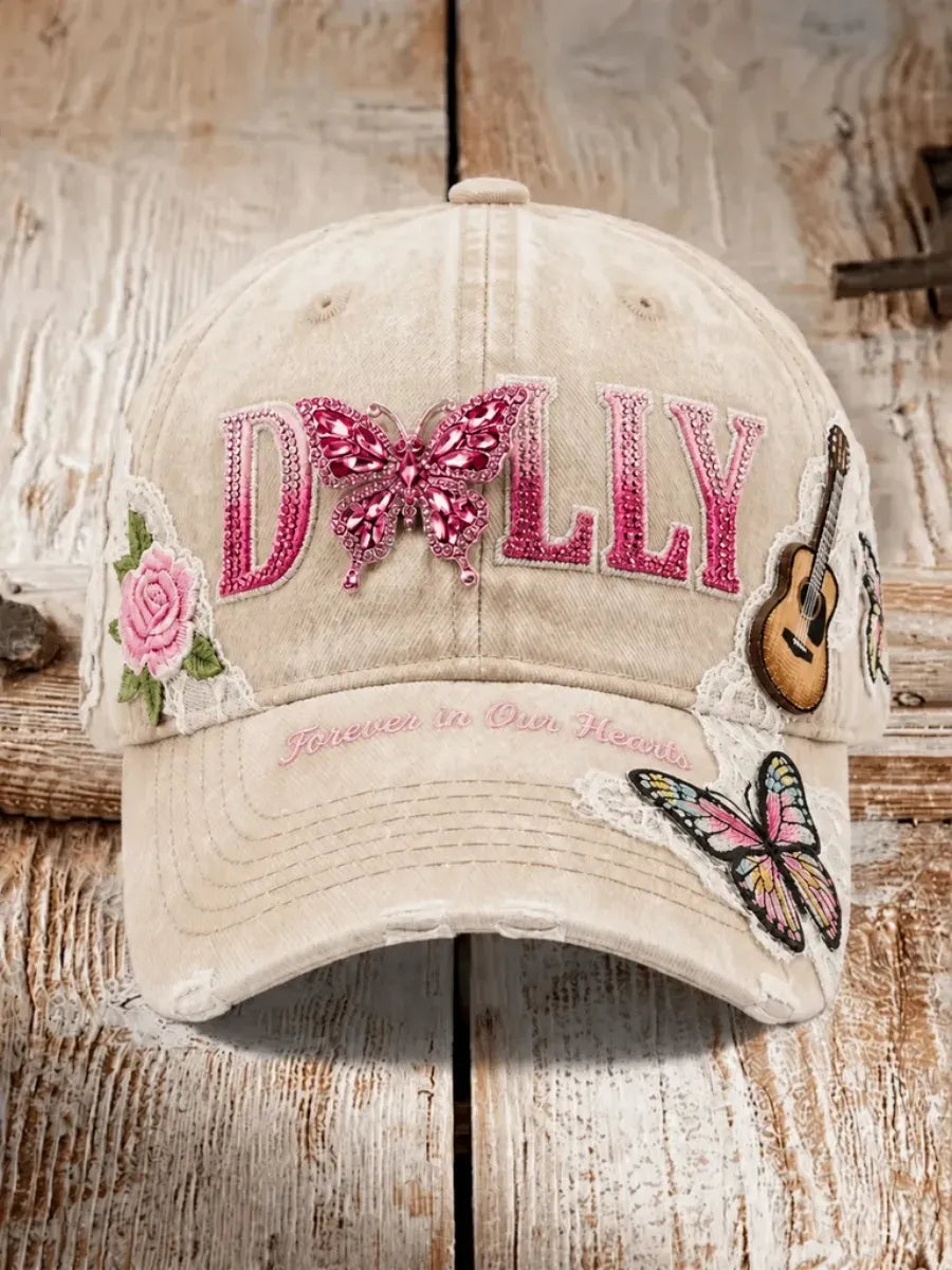 Retro Commemorative Printed Washed Hat