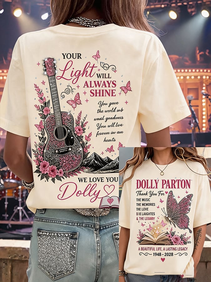Country Singer Commemorative Printed T-Shirt