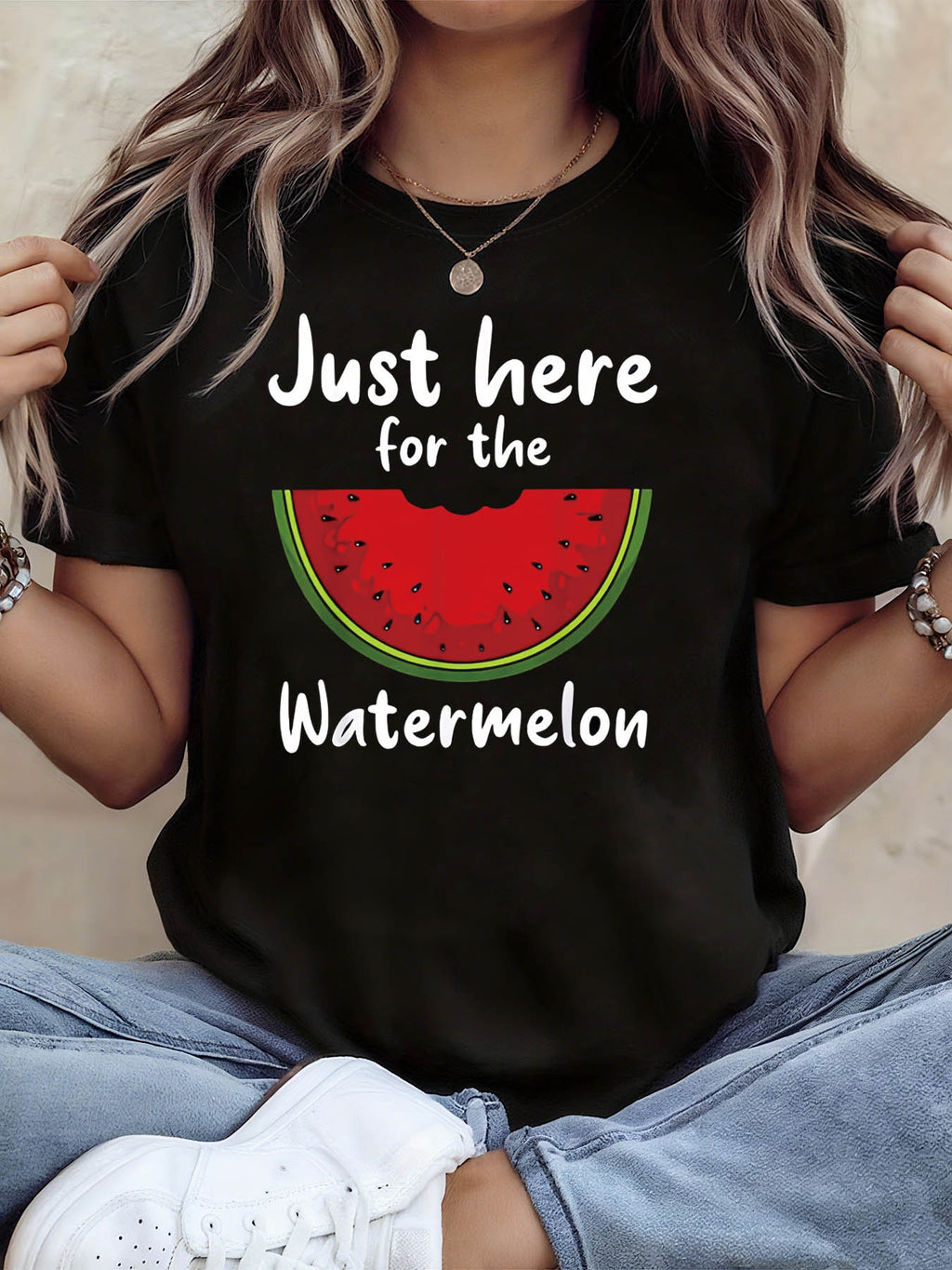 Watermelon Lover Round Neck T-Shirt