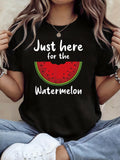 Watermelon Lover Round Neck T-Shirt
